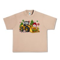 Burro christmas bulldozer snowman Urban Heavy Tee - JahusDesignShop