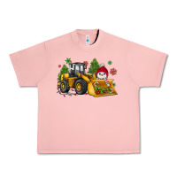 Salmon christmas bulldozer snowman Urban Heavy Tee - JahusDesignShop
