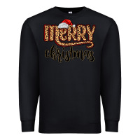 Black merry christmas Premium Sweatshirt - MaliasSmallBusiness