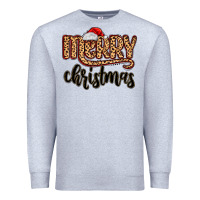 Heather Grey merry christmas Premium Sweatshirt - MaliasSmallBusiness