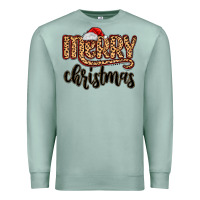 Seafoam merry christmas Premium Sweatshirt - MaliasSmallBusiness