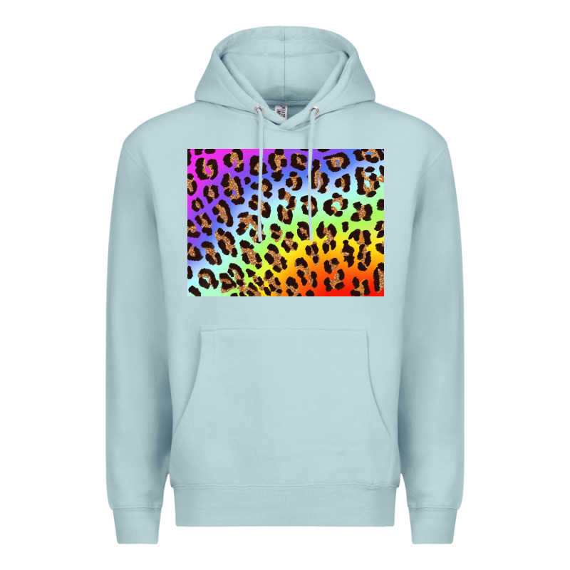 Leopard Background Rainbow 3200x2400 Premium Hoodie by AdoDesignShop | Teevron