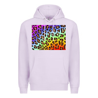 Lilac leopard background rainbow 3200x2400 Premium Hoodie - AdoDesignShop