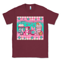 Burgundy pink christmas coffee Classic Tee - Jasminsmagicworld