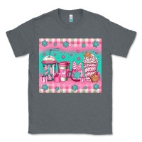 Charcoal Heather pink christmas coffee Classic Tee - Jasminsmagicworld
