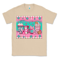 Mushroom pink christmas coffee Classic Tee - Jasminsmagicworld