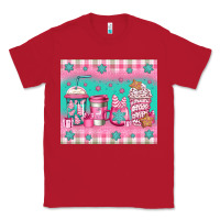 Red pink christmas coffee Classic Tee - Jasminsmagicworld