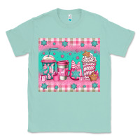 Seafoam pink christmas coffee Classic Tee - Jasminsmagicworld