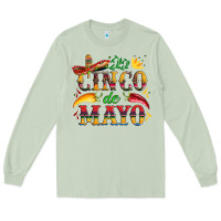 Matcha cinco de mayo with pepper and sombrero Long Sleeve Tee - Artiststas