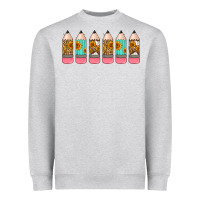 Heather Grey western teacher pencils 16oz libbey glass Heavyweight Sweatshirt - HRA Design Shop