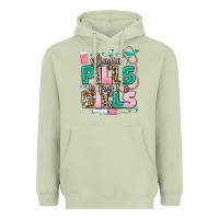 Matcha slingin' pills to pay the bills Heavyweight Hoodie - MaliasSmallBusiness