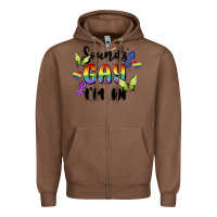 Chestnut sounds gay i'm in Zipper Hoodie - MaliasSmallBusiness