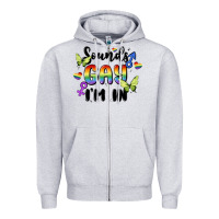 Heather Grey sounds gay i'm in Zipper Hoodie - MaliasSmallBusiness