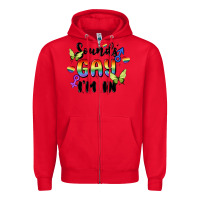 Red sounds gay i'm in Zipper Hoodie - MaliasSmallBusiness
