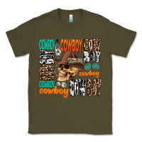 Army Green cowboy Classic Tee - AdoDesignShop