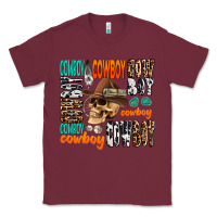 Burgundy cowboy Classic Tee - AdoDesignShop
