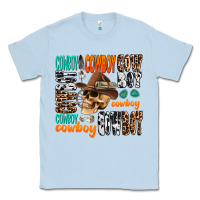 Dusty Blue cowboy Classic Tee - AdoDesignShop