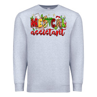 Heather Grey medical assistant Premium Sweatshirt - MaliasSmallBusiness