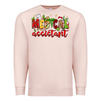 Pale Pink medical assistant Premium Sweatshirt - MaliasSmallBusiness