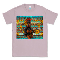 Lilac doberman with western background Classic Tee - Artiststas