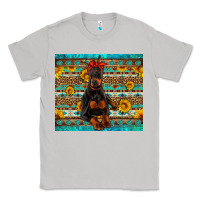 Moon Dust doberman with western background Classic Tee - Artiststas