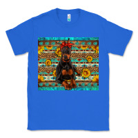 True Royal doberman with western background Classic Tee - Artiststas
