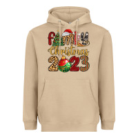 Mushroom family christmas 2023 Heavyweight Hoodie - MaliasSmallBusiness