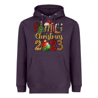 Plum family christmas 2023 Heavyweight Hoodie - MaliasSmallBusiness