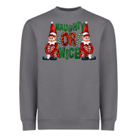 Storm Naughty or nice christmas elfs Heavyweight Sweatshirt - FaDigitalArtStudio