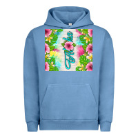 Pigment Pebble Blue aloha summer Urban Hoodie - TumblerDesignByShophia