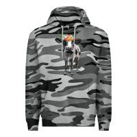Slate Camo holstein cow floral wreath Premium Hoodie - BarkalooDesign