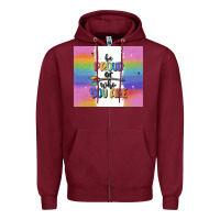 Burgundy be proud of who you are Zipper Hoodie - MaliasSmallBusiness