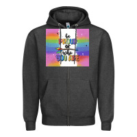 Charcoal Heather be proud of who you are Zipper Hoodie - MaliasSmallBusiness
