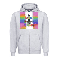 Heather Grey be proud of who you are Zipper Hoodie - MaliasSmallBusiness
