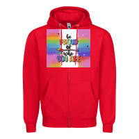 Red be proud of who you are Zipper Hoodie - MaliasSmallBusiness