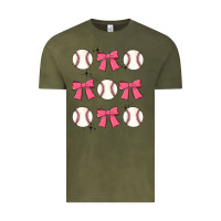 Baseball Coquette Bow Vintage Tee | Teevron