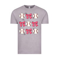 Vintage Zinc baseball coquette bow Vintage Tee - JahusDesignShop