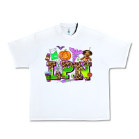 White lpn halloween nurse with Urban Heavy Tee - AdoDesignShop