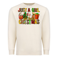 Sandshell just a girl who loves christmas Premium Sweatshirt - MaliasSmallBusiness