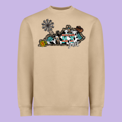 Ky Yall Western Heavyweight Sweatshirt Designed By Cowhidedigitalart