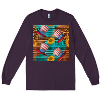 Plum celebrity hat with leopard Long Sleeve Tee - BundleAndBundleShop