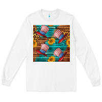 White celebrity hat with leopard Long Sleeve Tee - BundleAndBundleShop