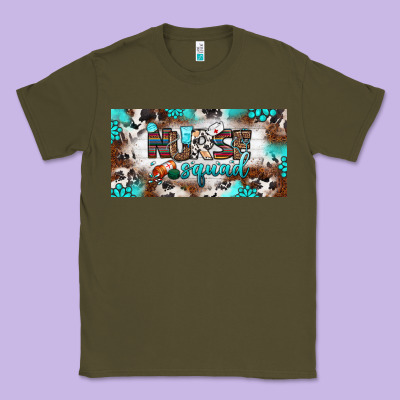 Nurse Squad License Plate Classic Tee Designed By Bundleandbundleshop