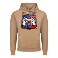 Vintage Coffee All American gamer 4th of july Vintage Hoodie - CowGirlArtShop