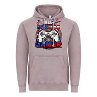 Vintage Zinc All American gamer 4th of july Vintage Hoodie - CowGirlArtShop