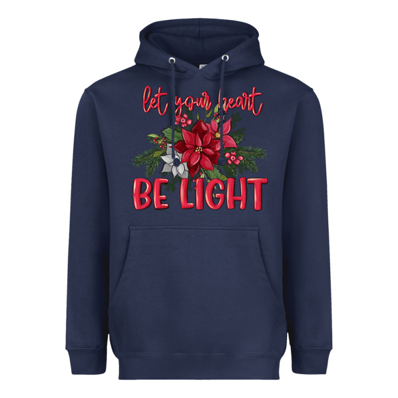Let Your Heart Be Light Heavyweight Hoodie by MaliasSmallBusiness | Teevron