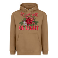 Toasted Coconut Let your heart be light Heavyweight Hoodie - MaliasSmallBusiness