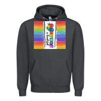 Different Is Beautiful Zipper Hoodie | Teevron