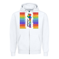 White different is beautiful Zipper Hoodie - MaliasSmallBusiness