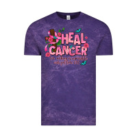 Cloud Purple heal cancer Vintage Tee - AdoDesignShop
